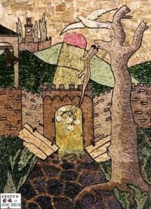 Pugnalone del gruppo Santo Sepolcro - 6+6 B, edizione 1981 della Festa dei Pugnaloni di Acquapendente