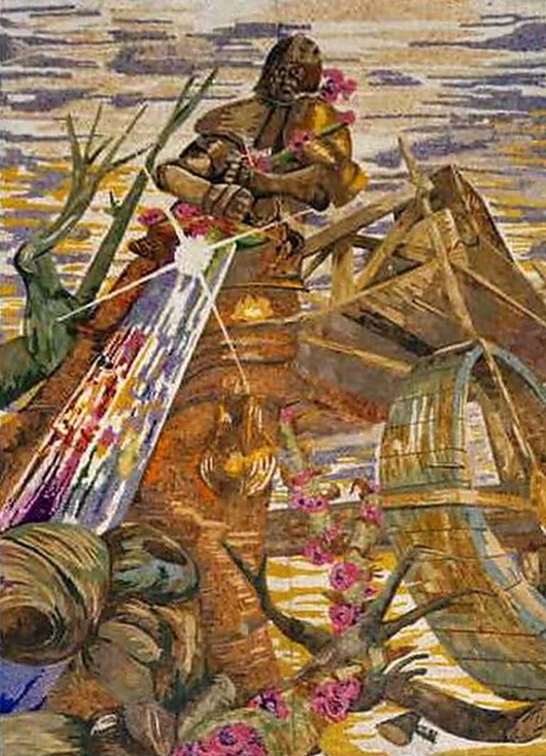Pugnalone del gruppo Santo Sepolcro - 6+6, 2° classificato, edizione 1983 della Festa dei Pugnaloni di Acquapendente