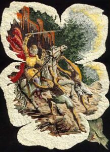 Pugnalone del gruppo Santo Sepolcro - 6+6, edizione 1990 della Festa dei Pugnaloni di Acquapendente