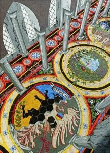 Pugnalone del gruppo Santo Sepolcro - 6+6, 5° classificato, edizione 2022 della Festa dei Pugnaloni di Acquapendente