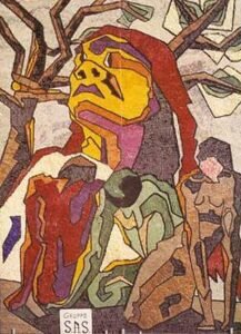 Pugnalone del gruppo Corniolo SAS, 1° classificato, edizione 1975 della Festa dei Pugnaloni di Acquapendente