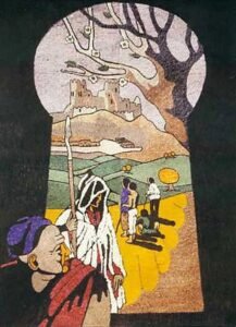 Pugnalone del gruppo Corniolo SAS, edizione 1977 della Festa dei Pugnaloni di Acquapendente