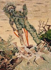 Pugnalone del gruppo Corniolo SAS, edizione 1986 della Festa dei Pugnaloni di Acquapendente