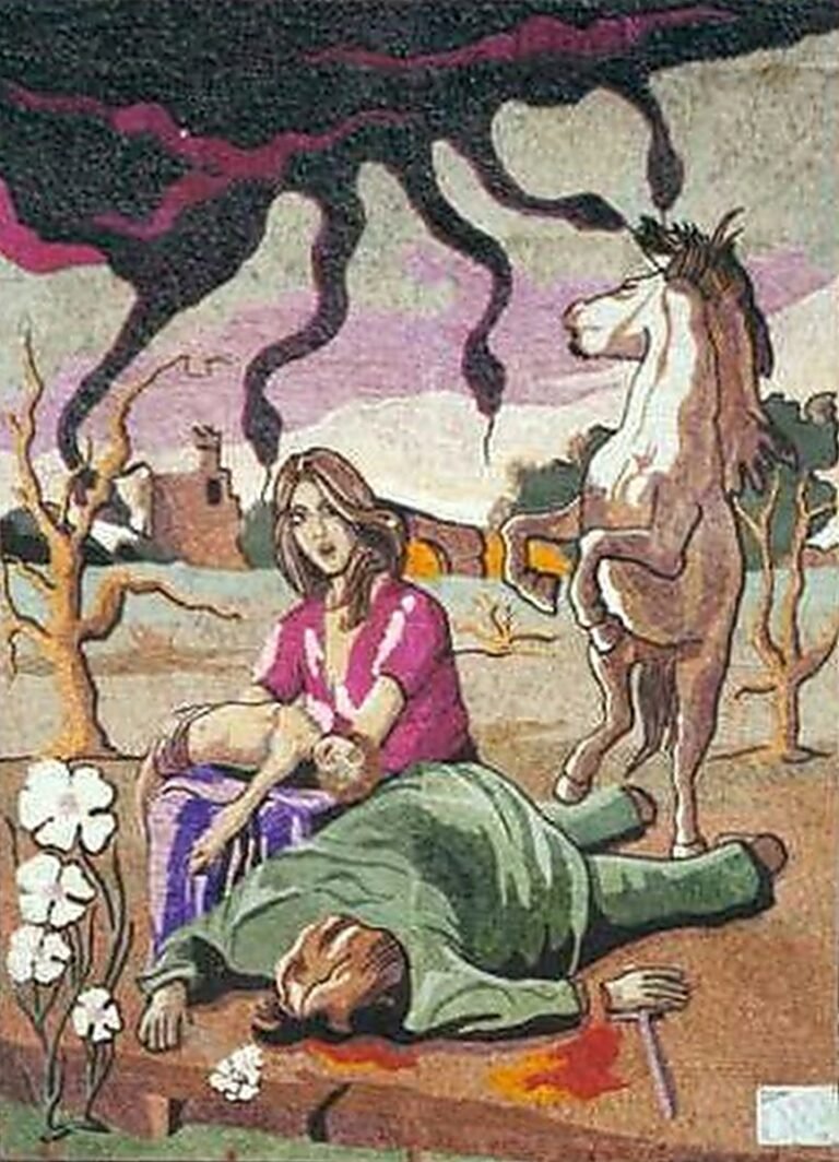 Pugnalone del gruppo Porta Romana COMB, 4° classificato, edizione 1977 della Festa dei Pugnaloni di Acquapendente