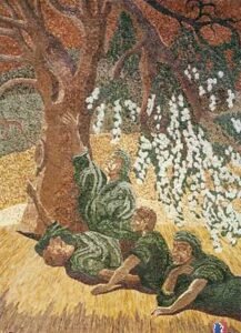 Pugnalone del gruppo Porta Romana COMB, 4° classificato, edizione 1979 della Festa dei Pugnaloni di Acquapendente