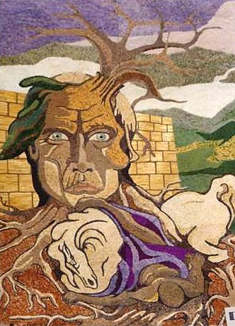 Pugnalone del gruppo Porta Romana COMB, 3° classificato, edizione 1980 della Festa dei Pugnaloni di Acquapendente