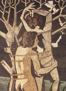 Pugnalone del gruppo Porta Romana COMB, 3° classificato, edizione 1982 della Festa dei Pugnaloni di Acquapendente