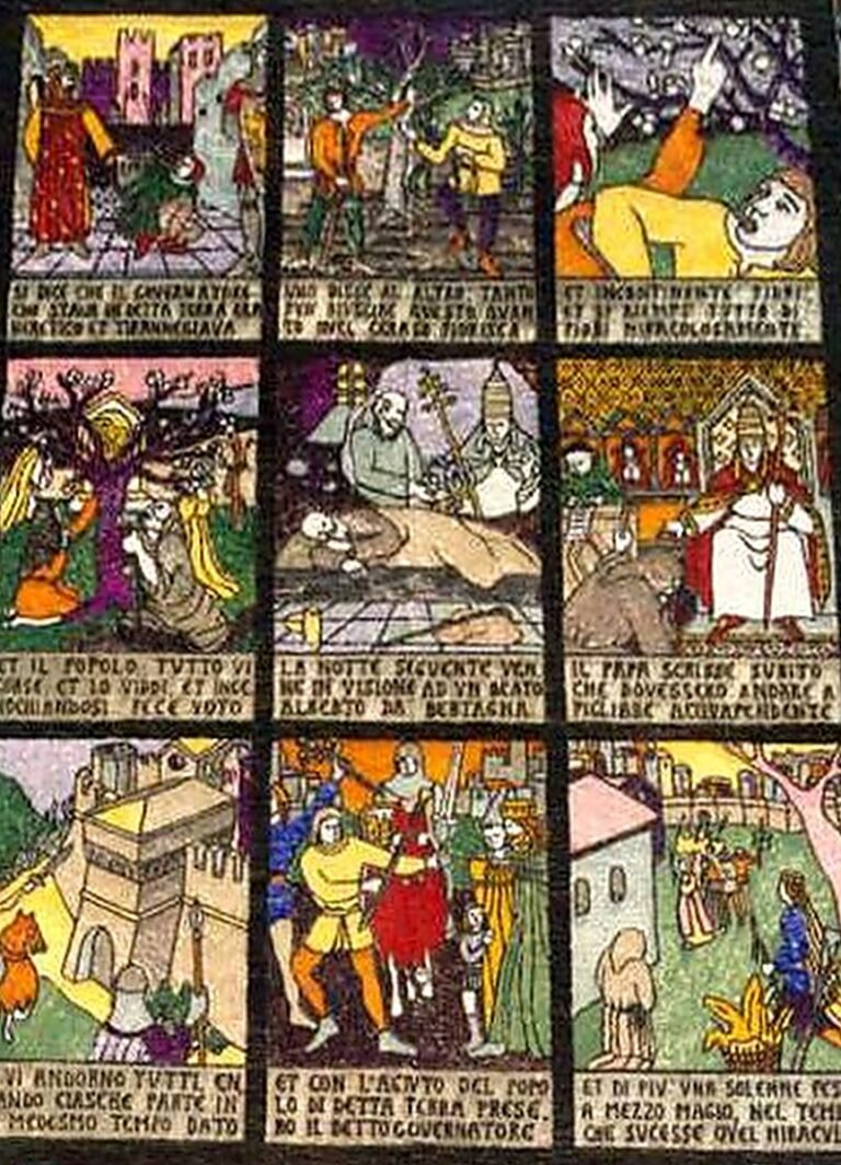 Pugnalone del gruppo Porta Romana COMB, 2° classificato, edizione 1986 della Festa dei Pugnaloni di Acquapendente