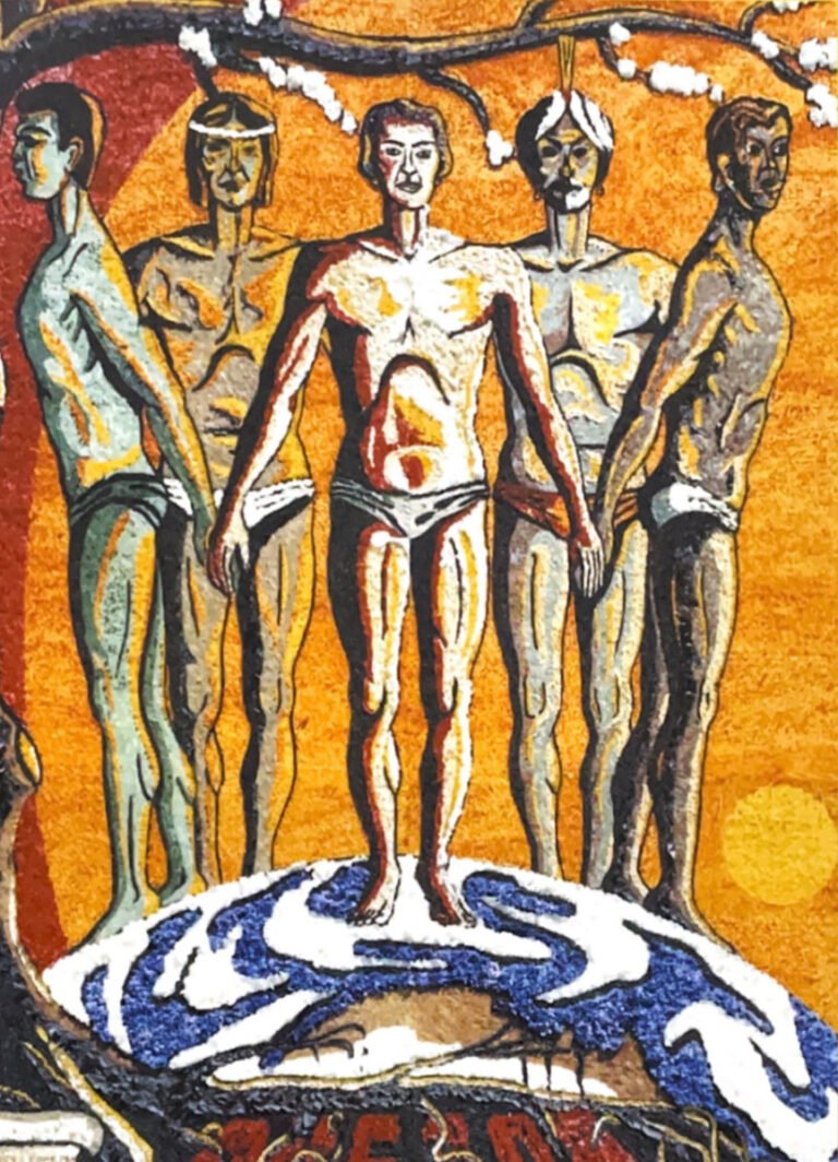 Pugnalone del gruppo Porta della Ripa - Centro, 1° classificato, edizione 1973 della Festa dei Pugnaloni di Acquapendente