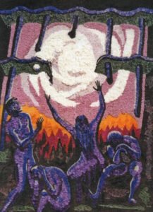 Pugnalone del gruppo Porta della Ripa - Centro, 2° classificato, edizione 1977 della Festa dei Pugnaloni di Acquapendente