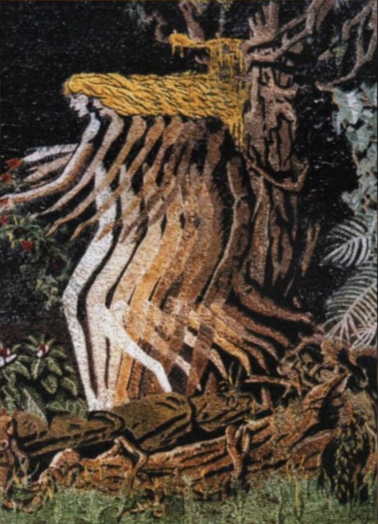 Pugnalone del gruppo Porta della Ripa - Centro, 2° classificato, edizione 1982 della Festa dei Pugnaloni di Acquapendente