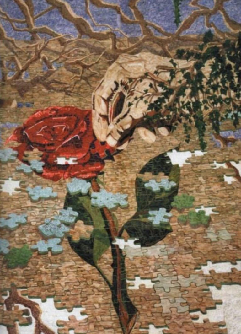 Pugnalone del gruppo Porta della Ripa - Centro, 6° classificato, edizione 1984 della Festa dei Pugnaloni di Acquapendente