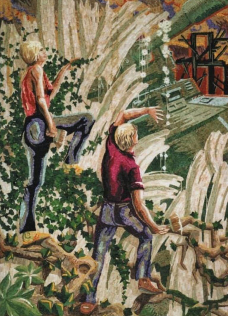 Pugnalone del gruppo Porta della Ripa - Centro, 2° classificato, edizione 1987 della Festa dei Pugnaloni di Acquapendente