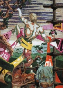 Pugnalone del gruppo Porta della Ripa - Centro, 4° classificato, edizione 1988 della Festa dei Pugnaloni di Acquapendente