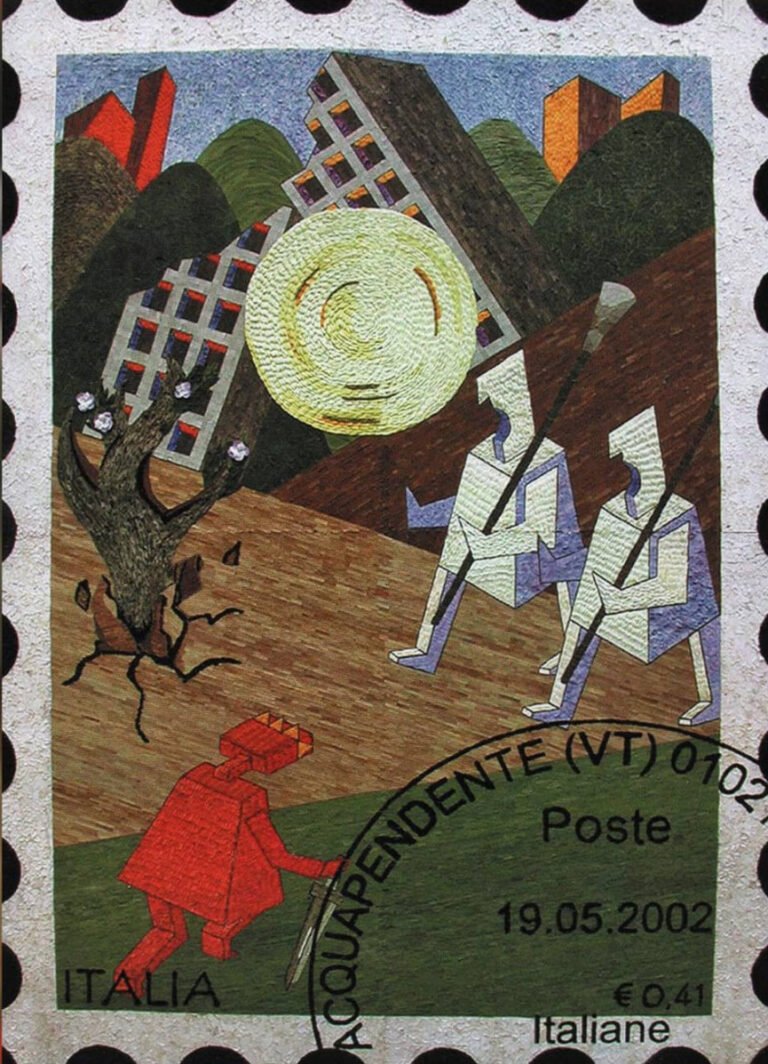 Pugnalone del gruppo Porta della Ripa - Centro, 2° classificato, edizione 2002 della Festa dei Pugnaloni di Acquapendente