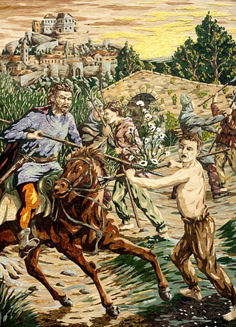 Pugnalone del gruppo Prima Equipe, 2° classificato, edizione 1991 della Festa dei Pugnaloni di Acquapendente