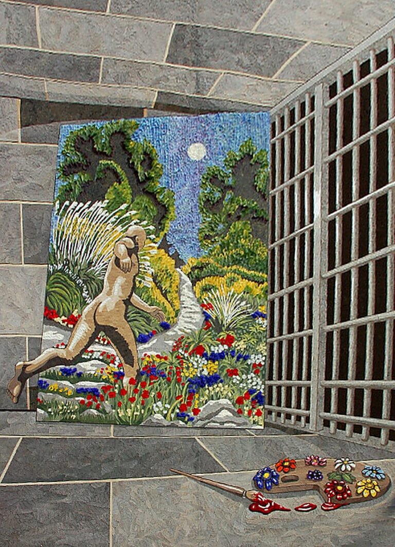 Pugnalone del gruppo Rugarella, 5° classificato, edizione 2010 della Festa dei Pugnaloni di Acquapendente