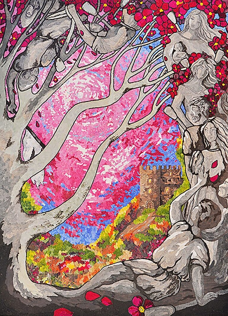 Pugnalone del gruppo Torre G. de Jacopo - Nuova Torre, 4° classificato, edizione 2015 della Festa dei Pugnaloni di Acquapendente