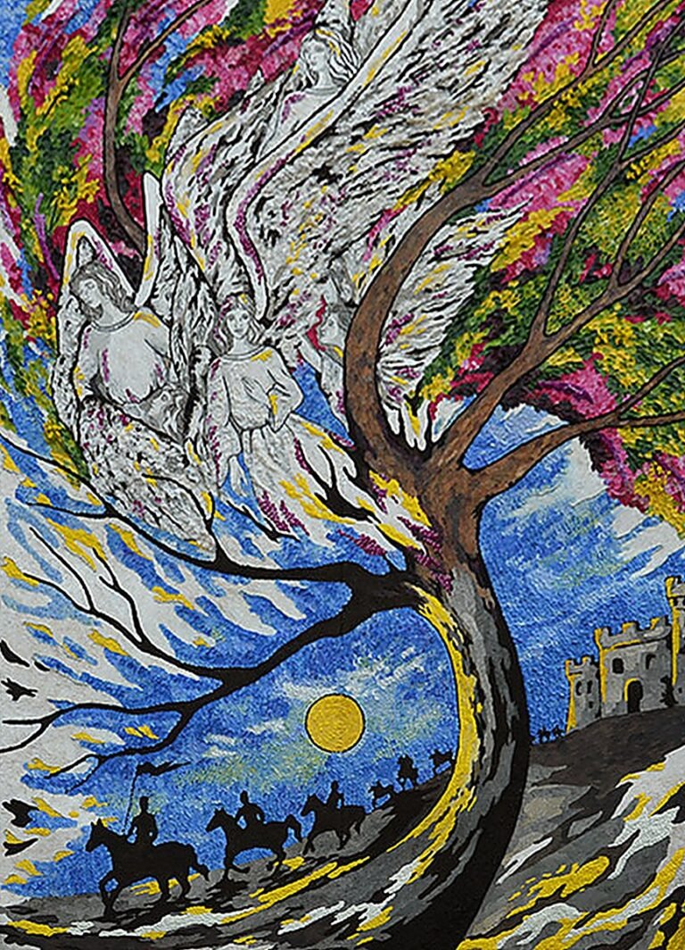 Pugnalone del gruppo Torre G. de Jacopo - Nuova Torre, 4° classificato, edizione 2016 della Festa dei Pugnaloni di Acquapendente
