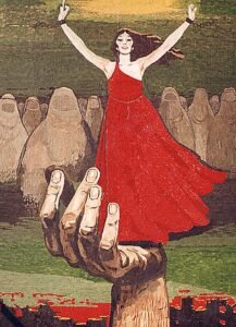 Pugnalone del gruppo Via del Carmine - GNS, 5° classificato, edizione 2002 della Festa dei Pugnaloni di Acquapendente
