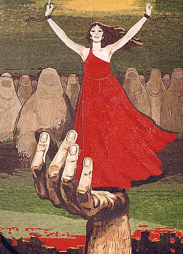 Pugnalone del gruppo Via del Carmine - GNS, 5° classificato, edizione 2002 della Festa dei Pugnaloni di Acquapendente
