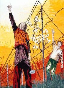 Pugnalone del gruppo Via del Fiore - Prima Equipe, edizione 1995 della Festa dei Pugnaloni di Acquapendente