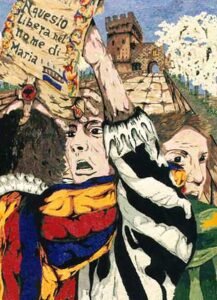 Pugnalone del gruppo Via del Fiore - Prima Equipe, edizione 1997 della Festa dei Pugnaloni di Acquapendente