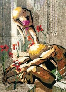 Pugnalone del gruppo Via del Fiore - Prima Equipe, edizione 1998 della Festa dei Pugnaloni di Acquapendente