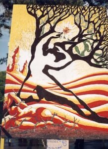 Pugnalone del gruppo Via del Fiore - Prima Equipe, 4° classificato, edizione 2002 della Festa dei Pugnaloni di Acquapendente