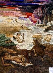 Pugnalone del gruppo DNA, 3° classificato, edizione 1981 della Festa dei Pugnaloni di Acquapendente