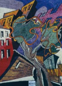 Pugnalone del gruppo Mirabelli, 3° classificato, edizione 1971 della Festa dei Pugnaloni di Acquapendente