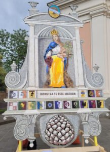 Pugnalone del gruppo Radici Aquesiane, edizione 2024 della Festa dei Pugnaloni di Acquapendente